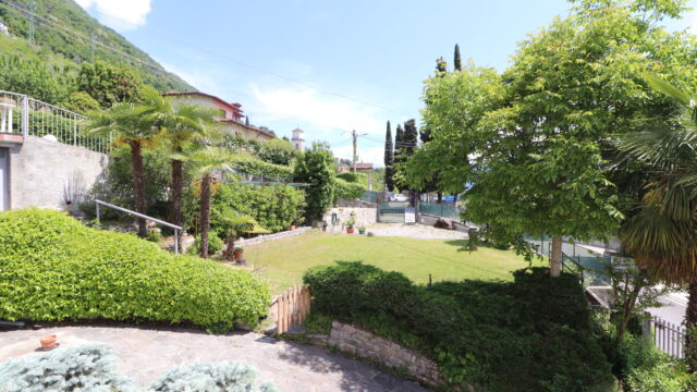 Appartamento con giardino vista lago