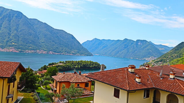 Casa caratteristica vista lago