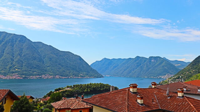 Casa caratteristica vista lago